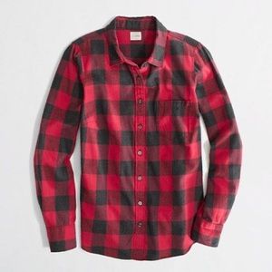 J. Crew Factory Buffalo Check Print Flannel